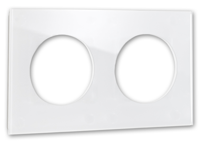 Glass-look frame. MAXIM