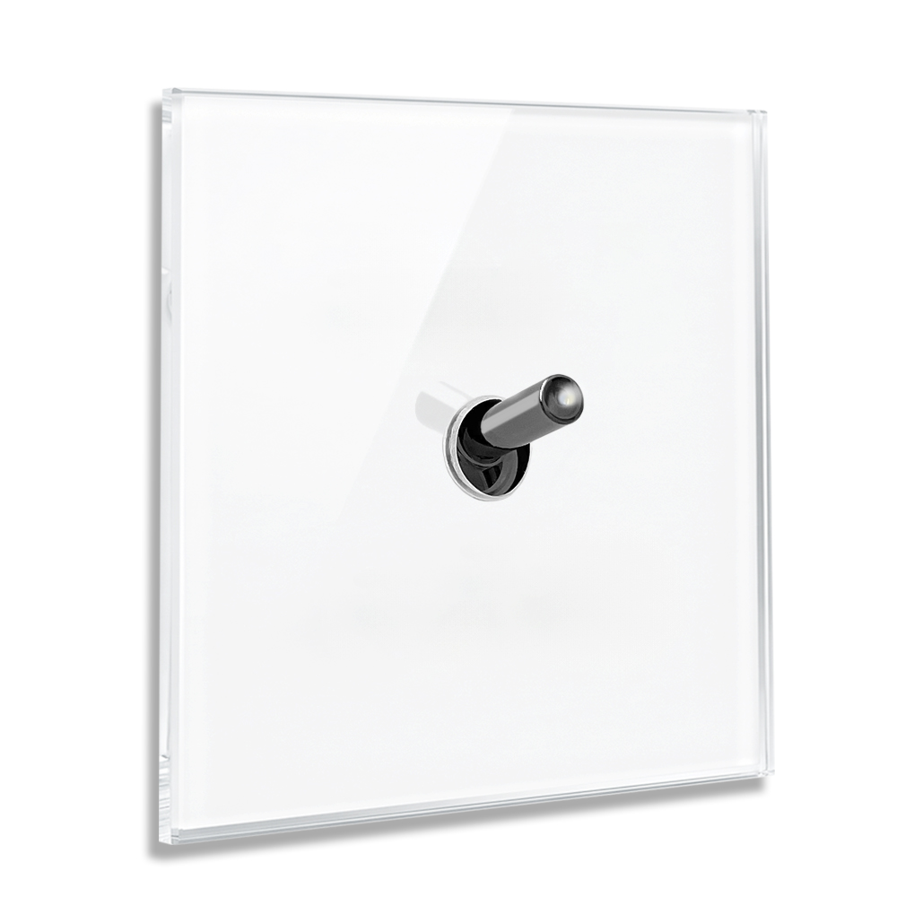 Retro switch in glass look CAMBRIDGE