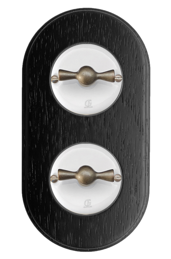 Porcelain Retro Rotary Switch Changeover Switch VDE