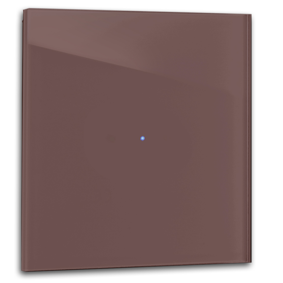 Touch-Lichtschalter 1 fach Farrow Ball 43 eating room Glas-Optik 230V Wechsel Rot