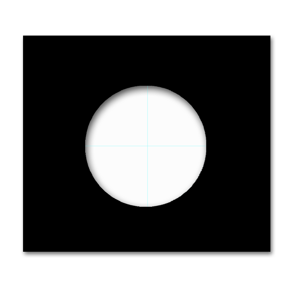 Socket frame metal in matte Black 1 gang. Vectis Square series