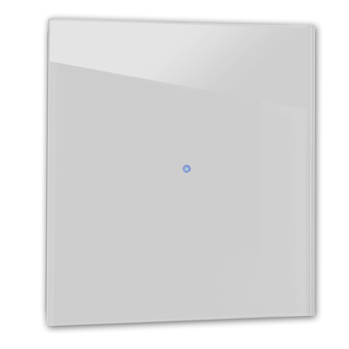 Touch Schalter 1 fach Farrow Ball 242 pavillon Glas-Optik 230V grau