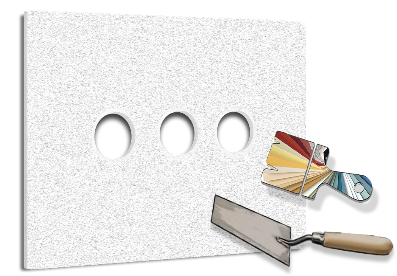 Toggle switch cover KIM - flush