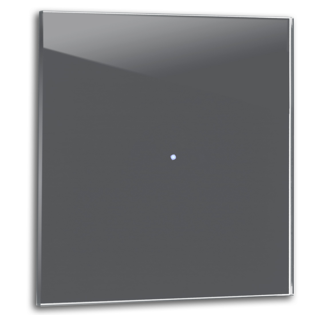 Touch Schalter 1 fach Farrow Ball 26 down pipe Glas-Optik 230V Wechsel Grau