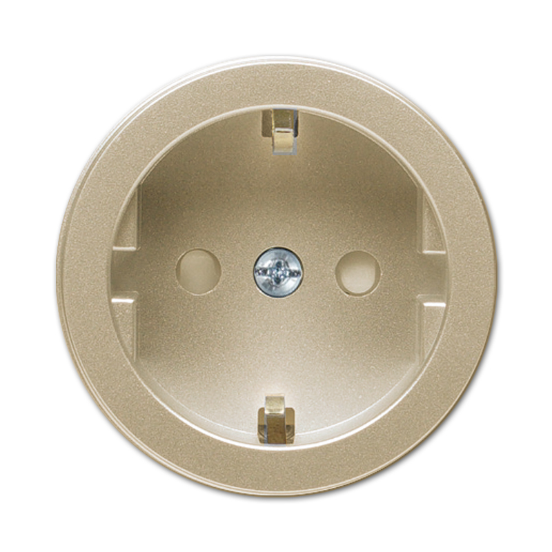 SCHUKO Socket Outlet Insert, Champagne Matte - VECTIS