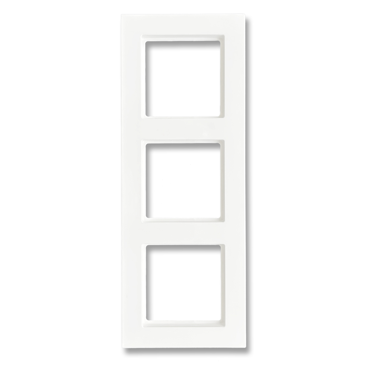 Frame with 3 cut-outs. JUNG series A. Alpine white. A 5583 BF WW.