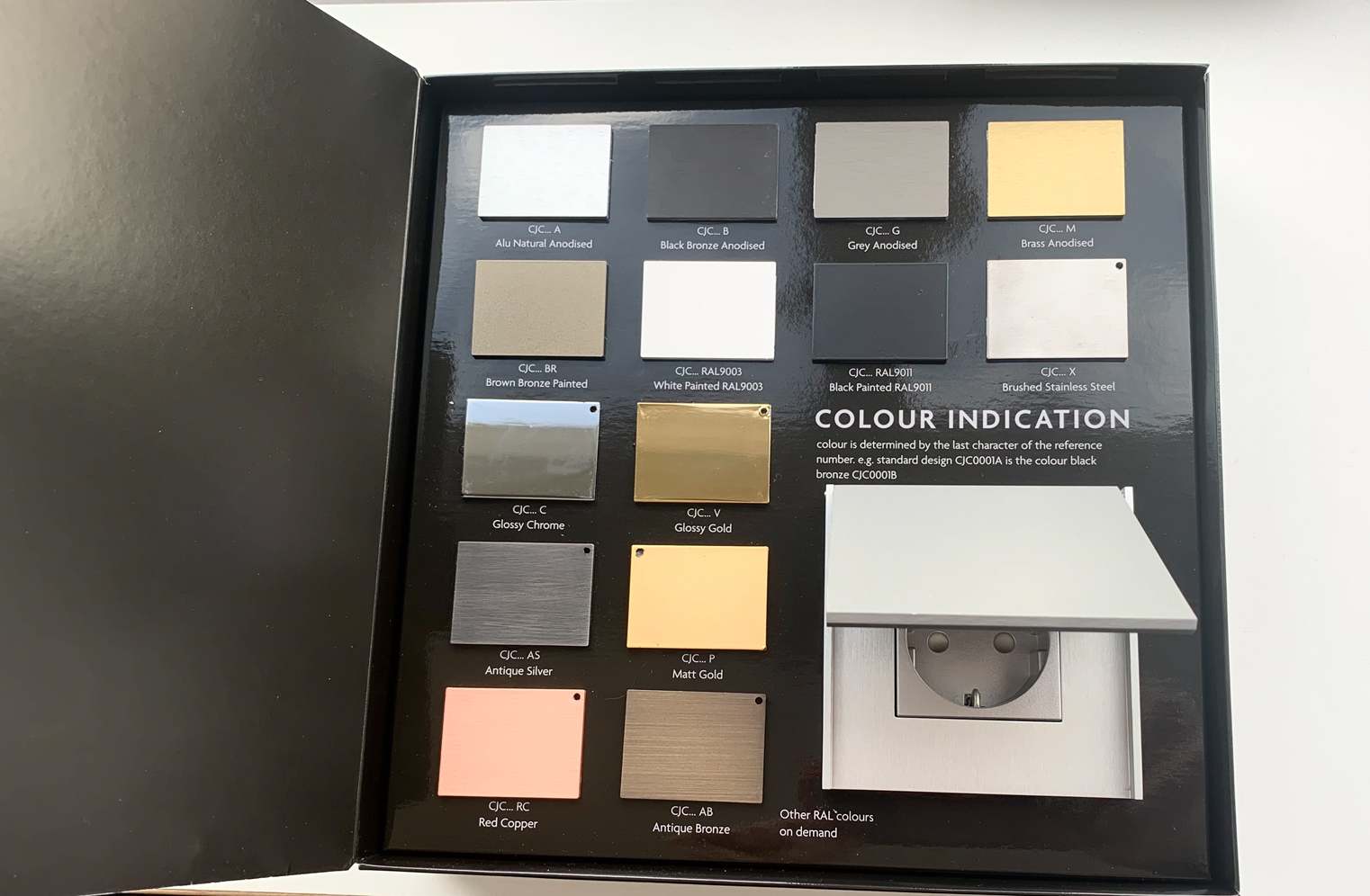 CJC sample sample box - loan for viewing