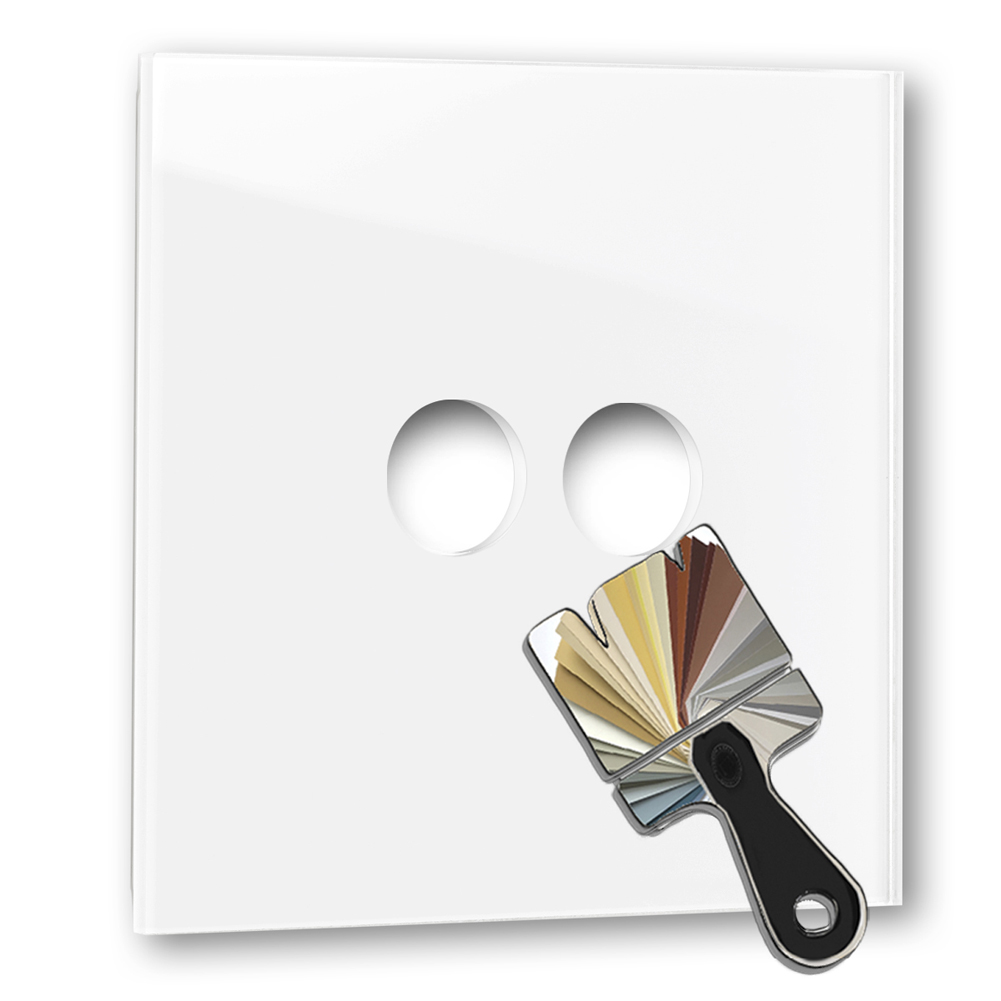 Retro front panel in glass look. CAMBRIDGE